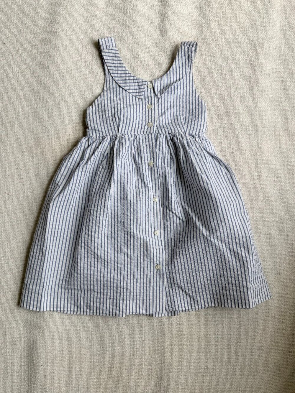 Il Porticciolo Blue White Striped Dress Size 2 Classic Cotton Summer